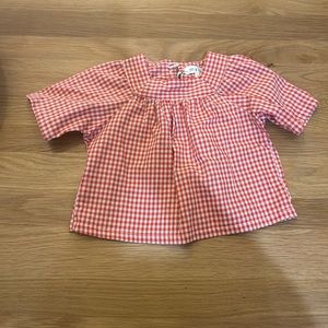 Mabo gingham blouse